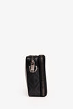 Dior Homme Black Coated Canvas CD Print Zipped Pouch