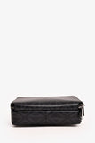 Dior Homme Black Coated Canvas CD Print Zipped Pouch