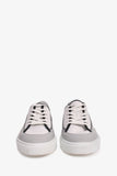 Hermes White/Grey Leather 'Get' Sneakers Size 44.5 Mens