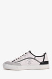 Hermes White/Grey Leather 'Get' Sneakers Size 44.5 Mens