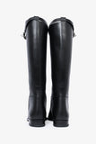 Hermes Black Smooth Leather 'Jumping' Riding Boots Size 38.5
