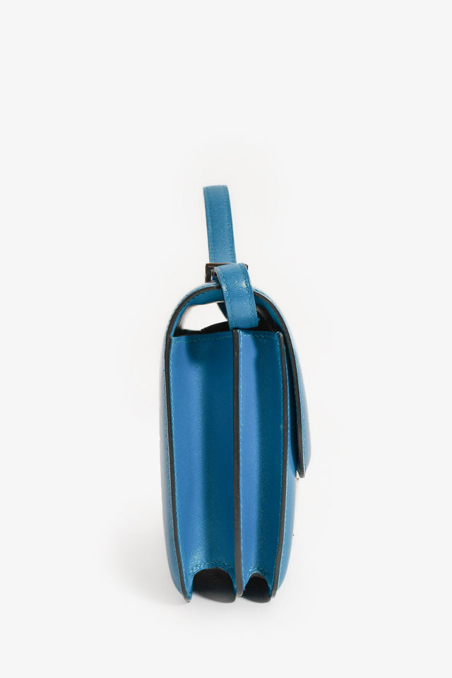 Hermes 2017 Bleu Izmir Tadelakt Leather Constance 18