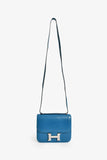 Hermes 2017 Bleu Izmir Tadelakt Leather Constance 18