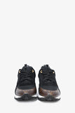 Louis Vuitton Black Suede/Monogram Sneakers Size 37