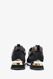 Louis Vuitton Black Suede/Monogram Sneakers Size 37