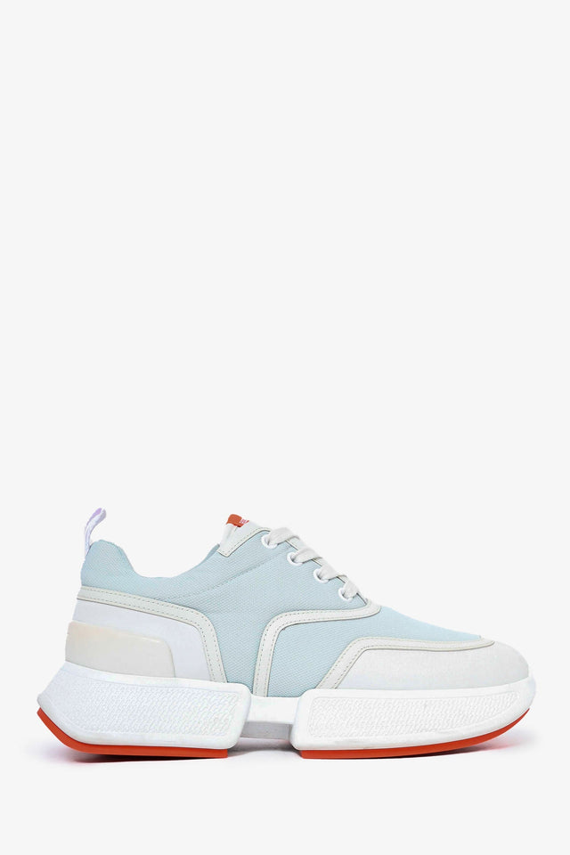 Hermes Light Blue/White Chunky Sneakers Size 37.5