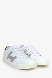 Hermes White/Black Leather 'Advantage' Sneakers Size 38