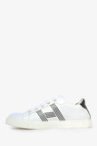 Hermes White/Black Leather 'Advantage' Sneakers Size 38