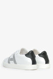 Hermes White/Black Leather 'Advantage' Sneakers Size 38