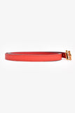 Hermes 2014 Red Epsom/Swift Leather Reversible Gamma Leather Belt Size 95