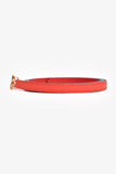 Hermes 2014 Red Epsom/Swift Leather Reversible Gamma Leather Belt Size 95