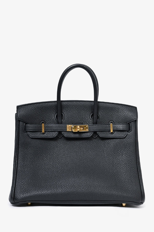 Hermes 2018 Black Togo Leather Birkin 25
