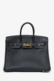 Hermes 2018 Black Togo Leather Birkin 25