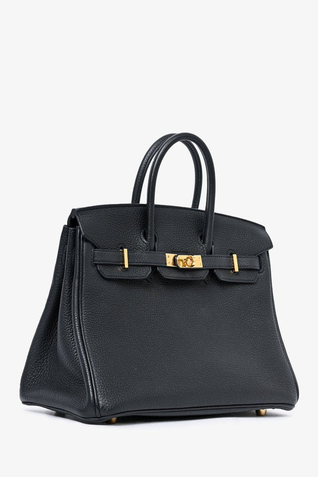 Hermes 2018 Black Togo Leather Birkin 25
