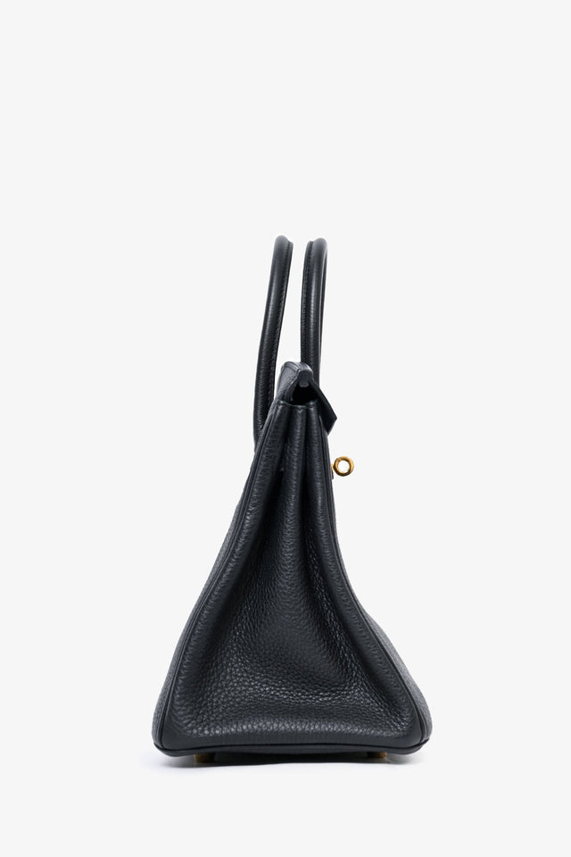 Hermes 2018 Black Togo Leather Birkin 25