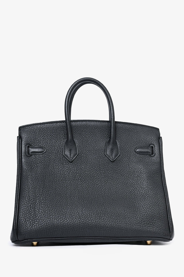 Hermes 2018 Black Togo Leather Birkin 25