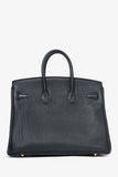 Hermes 2018 Black Togo Leather Birkin 25