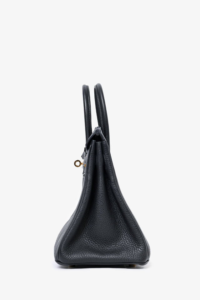 Hermes 2018 Black Togo Leather Birkin 25