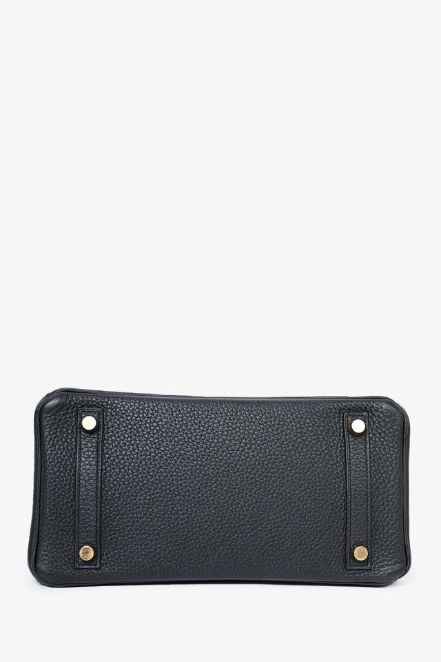 Hermes 2018 Black Togo Leather Birkin 25