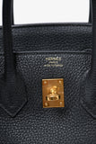 Hermes 2018 Black Togo Leather Birkin 25