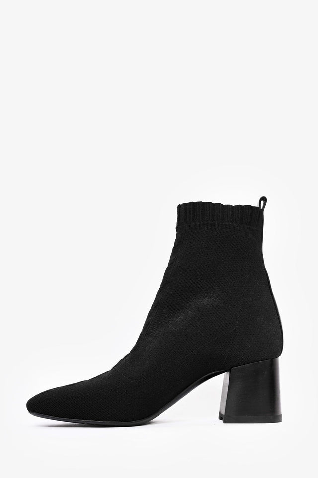 Hermes Black Knit Volver 60 Sock Boots Size 38.5