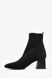 Hermes Black Knit Volver 60 Sock Boots Size 38.5