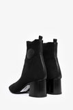 Hermes Black Knit Volver 60 Sock Boots Size 38.5
