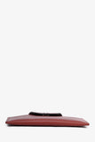 Hermes 2023 Burgundy Leather Snap Closure 'Iliade'  Wallet