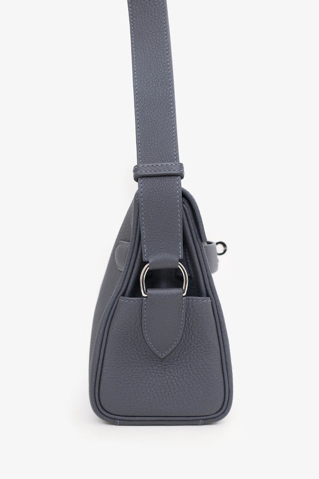 Hermes 2024 Grey Togo Leather Kelly Messenger Bag