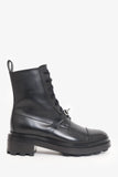 Hermes Black Glossed Calfskin Funk Ankle Boots Size 39
