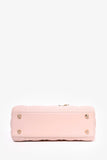 Christian Dior 2022 Pink Cannage Leather ABC Small Lady Dior Top Handle with Strap