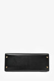 Hermes 1999 Box Leather Kelly 28 Top Handle with Strap