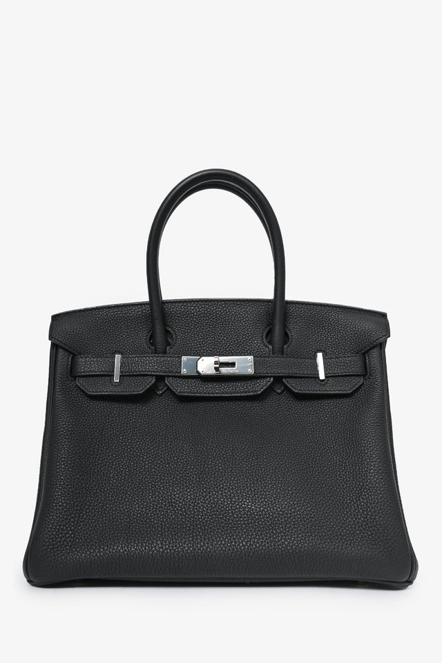 Hermes 2017 Black Togo Leather Birkin 30 PHW