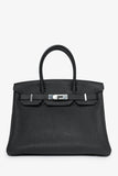 Hermes 2017 Black Togo Leather Birkin 30 PHW
