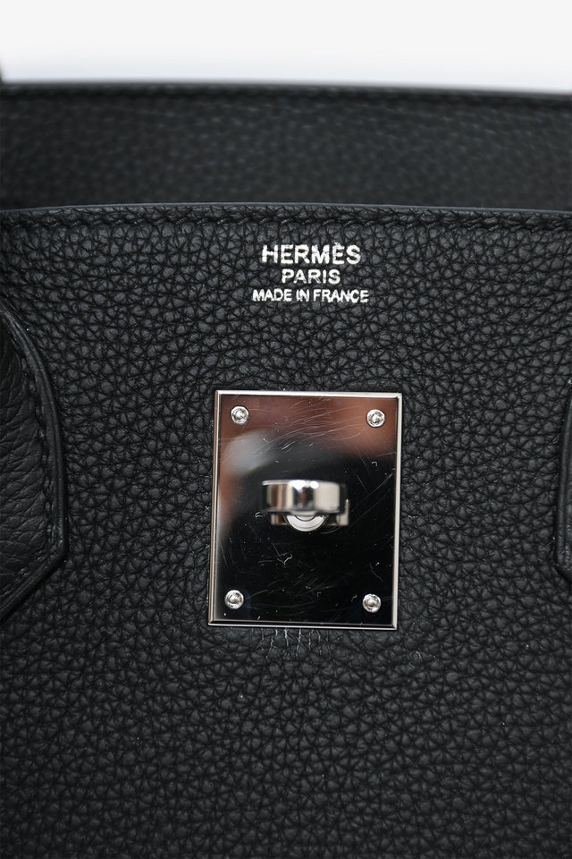 Hermes 2017 Black Togo Leather Birkin 30 PHW