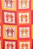 Hermes Red/Orange Cashmere/Silk Printed Scarf