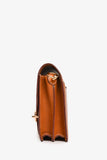 Hermes 2019 Brown Fauve Leather Mini Roulis GHW (As Is)