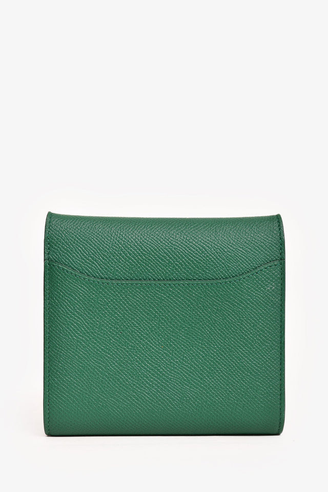 Hermes 2018 Vert Vertigo Epsom Constance Wallet PHW