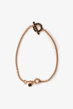 Hermes 18K Rose Gold/Black Spinel Finesse Bracelet