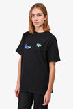 Christian Dior Black Logo Embroidered T-Shirt Size M