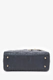 Christian Dior 2022 Black Cannage Lambskin Small Lady Dior Bag