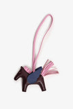 Hermes 2021 Brown/Navy Rodeo Pegase PM Bag Charm