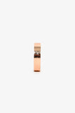 Hermes 18K Rose Gold 'Collier de Chien' Ring Small Model Size 58