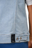 Dior Blue Denim Button Up Vest Jacket Size 48 Men