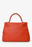 Hermes 2011 9M Salmon Togo Leather Kelly 28 Top Handle with Strap