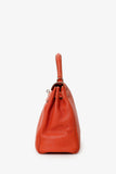 Hermes 2011 9M Salmon Togo Leather Kelly 28 Top Handle with Strap