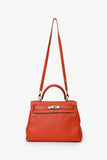 Hermes 2011 9M Salmon Togo Leather Kelly 28 Top Handle with Strap
