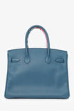Hermes 2013 1P Colvert (Navy) Epsom Leather Birkin 30 with SHW
