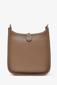 Hermes 2018 Taupe Clemence Leather Evelyne TPM