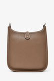 Hermes 2018 Taupe Clemence Leather Evelyne TPM